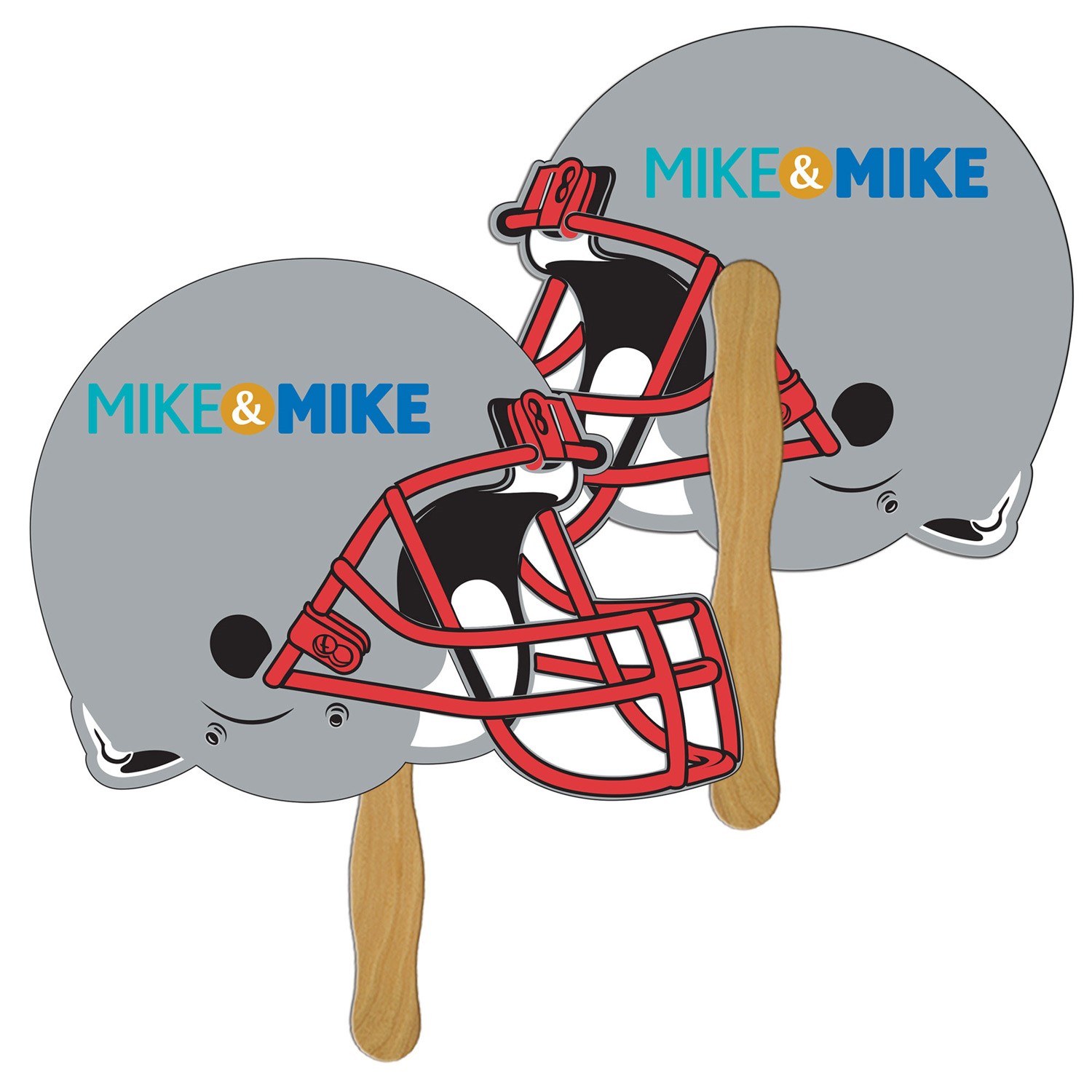 LF12A Helmet Hand Fan Full Color (2 Sides)