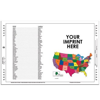 BC-202 - Book Cover - Stock Graphic  United States Map