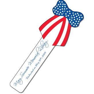 BKM703 - Bow Plastic Bookmark