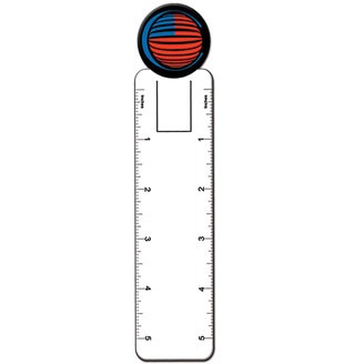 BM8807D - Ball Top Full Color Paper Bookmark