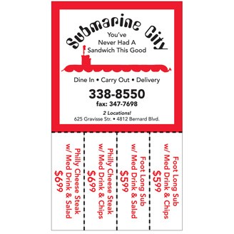 CPM701 - 7" x 4" Coupon Magnets
