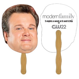 CUSTOM FACE FAN D - Custom Face Fan Digitally Printed Both Sides
