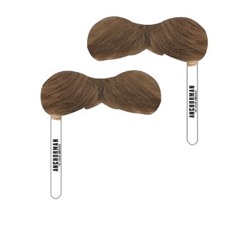 DMU103 - Mustache w/Paper Stick - Printed Full Color