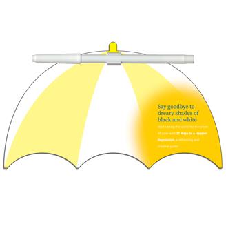 ERALF-158 - Umbrella Memo Board Full Color