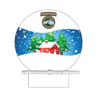 ERALF-167 - Snow Globe Memo Board Full Color