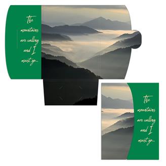 FL604 - Gusset Non Glued 1 Pocket Folder with Card Slit