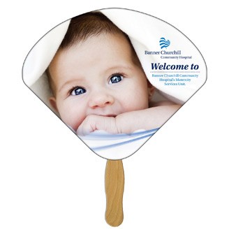 FLFX-18 - Seashell Fast Hand Fan (1 Side) 1 Day