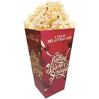 FPSB-08D - Medium Straight Edge Scoop Popcorn Box Full Color 46 oz