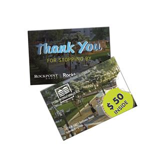 GC3D - Pull Out Gift Card Holder Sleeve Printed Full Color
