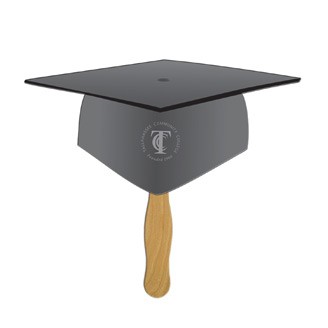GF-8D - Grad Cap Hand Fan Full Color