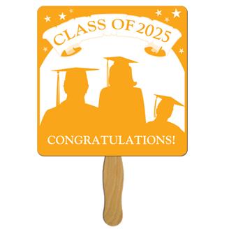 GF-1 - Square Graduate Hand Fan