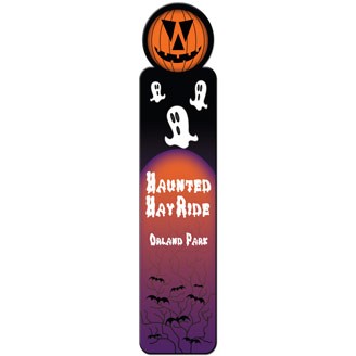 HBM8807-D - Pumpkin Bookmark