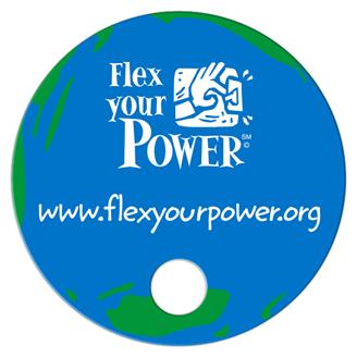 HF-6A - Round/Ball w/ Hole Hand Fan Without Stick