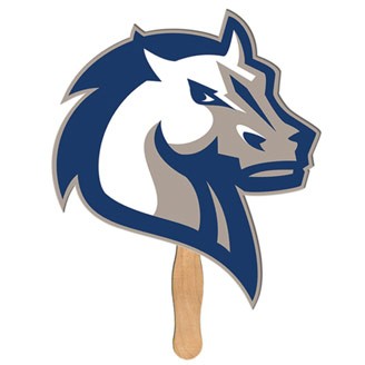 LF-108 - Horse Head Hand Fan Full Color (2 Sides)