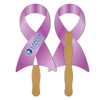 LF-61 - Ribbon Hand Fan Full Color (2 Sides)