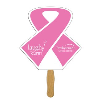 EZX-124 - Open Ribbon Hand Fan Full Color (1 Side)