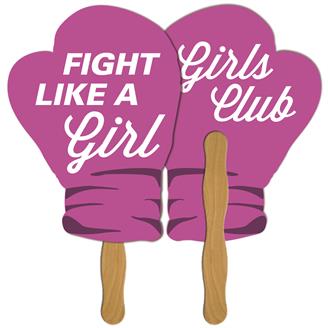 LF-149 - Boxing Glove Hand Fan Full Color (2 Sides)