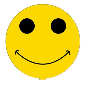 LWS-39 - Smiley Face Window Sign