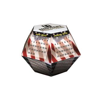 PUC-11 - Pop-up Calendar  - Flag Stock Graphic