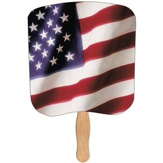 RF-922 - Flag Hand Fan Stock Graphic