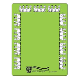 RPERA - 8 1/2"x11" Repositional Memo Board