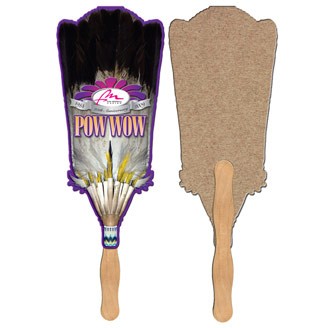 RS-102 - Broom Recycled Hand Fan