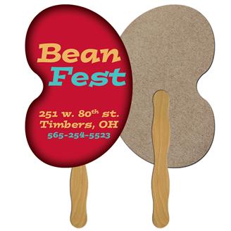 RS-143 - Bean Recycled Hand Fan