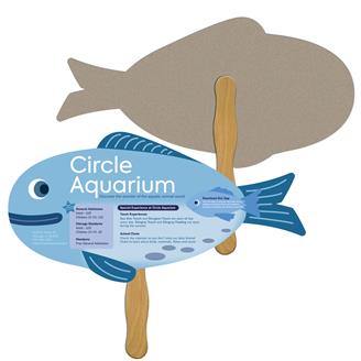 RS-175 - Fish Recycled Hand Fan