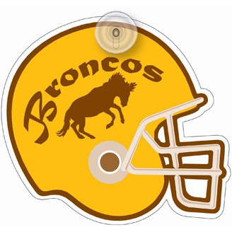 WS306 - Football Helment Plastic Window Sign