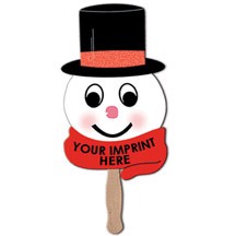 Snowman On Stick Top Hat