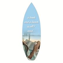 Surfboard Full Color Paper Bookmark