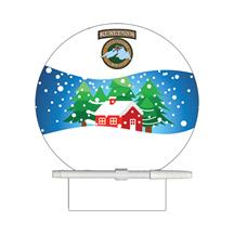 Snow Globe Memo Board Full Color