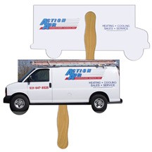 Moving Truck Fast Hand Fan (2 Sides) 1 Day
