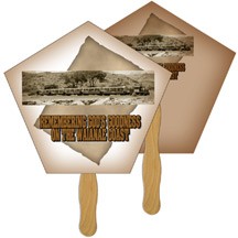Church Fast Hand Fan (2 Sides) 1 Day