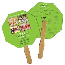 Stop Sign / Octagon Fast Hand Fan (2 Sides) 1 Day