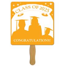 Square Graduate Hand Fan