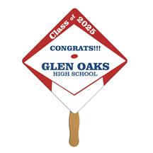 Double Diamond Graduate Hand Fan