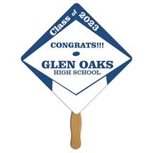 Double Diamond Graduate Hand Fan