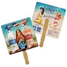 Square Hand Fan Full Color (2 Sides)