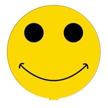 Smiley Face Window Sign