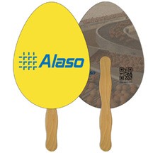 Egg Recycled Hand Fan