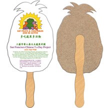 Pineapple Fruit Recycled Hand Fan