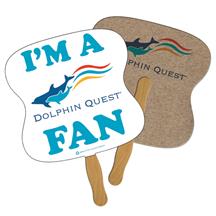 Hourglass Recycled Hand Fan