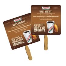 Square Sandwiched Hand Fan