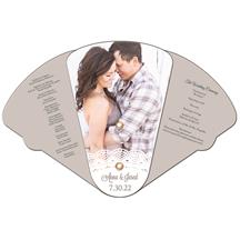 Four Part Expandable Hand Fan Full Color